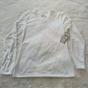 Asics White Long Sleeve Women’s dry fit shirt